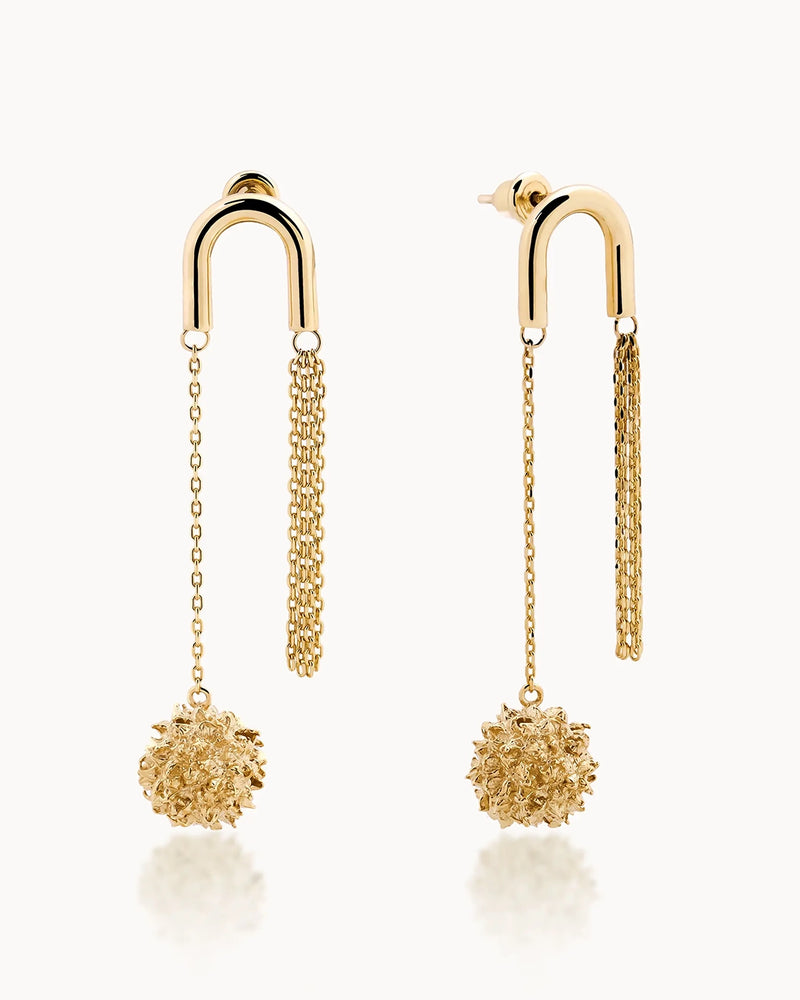 14K Gold Plated Cone Earrings | Erdem Akan X Runda