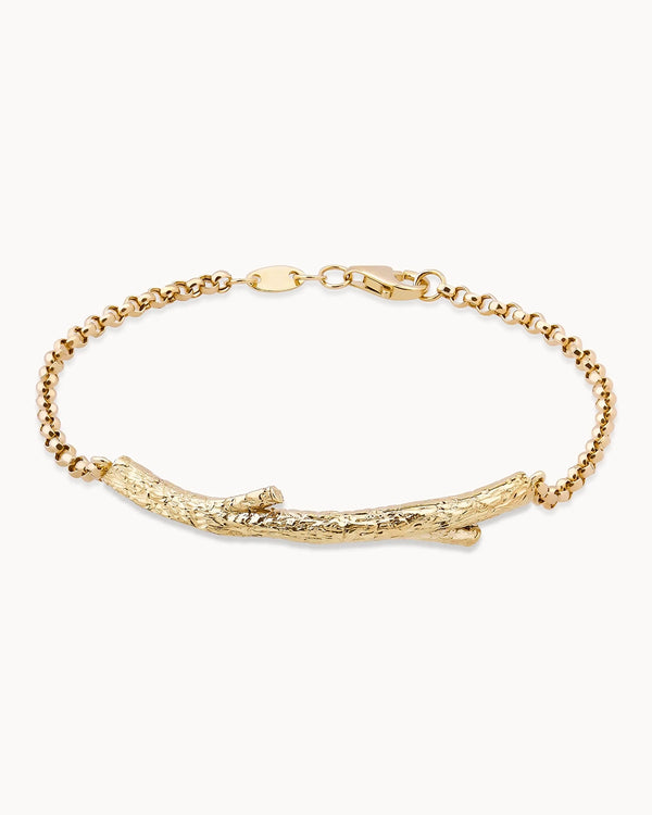 14K Gold Tree Branch Chain Bracelet | Erdem Akan X Runda