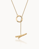 14K Gold Tree Branch with O-Ring Women's / Men's Unisex Chain Necklace | Erdem Akan X Runda