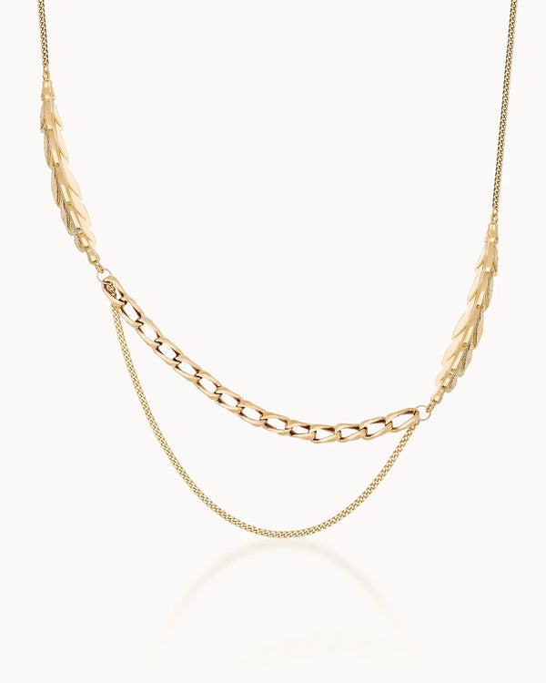 14K Gold Succulent Chain Necklace | Erdem Akan X Runda