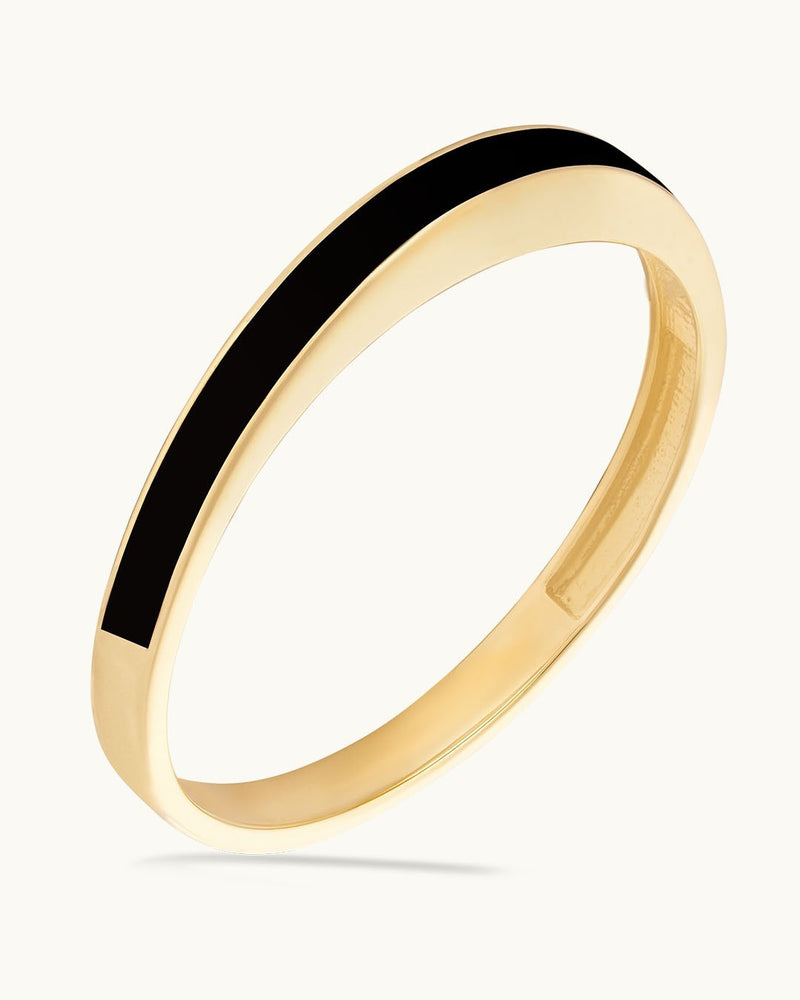 Tungsten Carbide Rings For Men Black and Gold Ring 8mm Wedding Band from  Black Diamonds New York