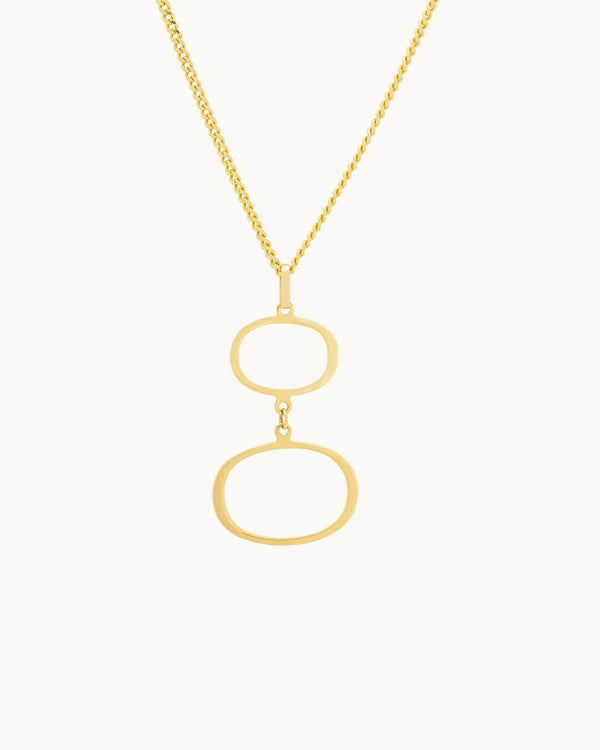 Amorphous 14K Gold Necklace