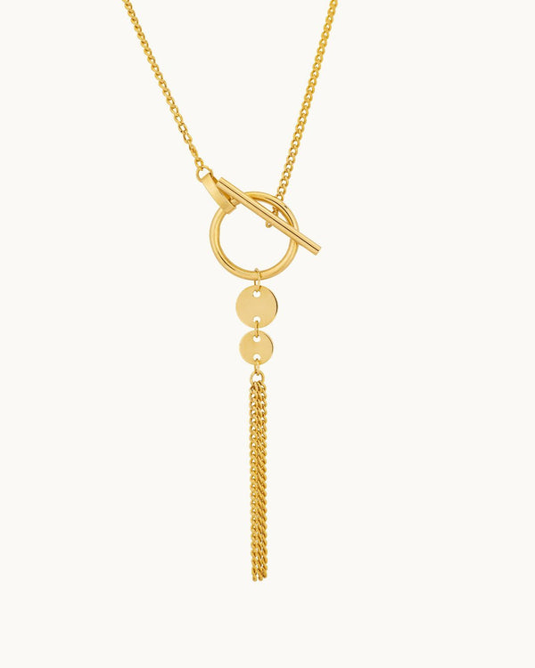 Complementary Contrast 14K Gold Necklace