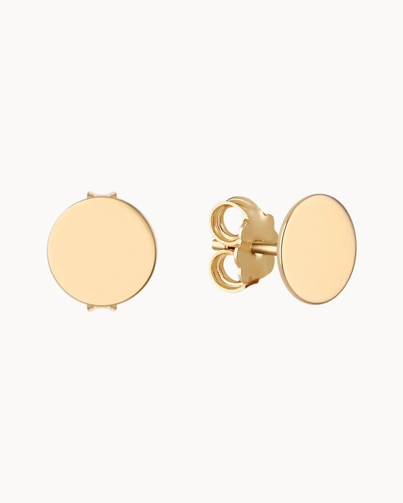 Minimal Form 14K Gold Earrings