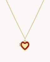 14K Solid Gold The Eternal Love Locket Necklace
