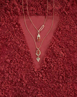 Deep Spiral 14K Solid Gold Carnelian Stone Minimal Dainty Pendant Necklace