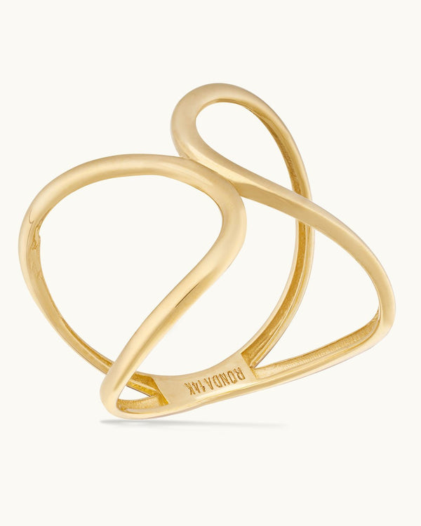 14K Gold Nature's Reflection Ring