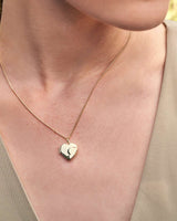14K Solid Gold The Infinite Love Locket Necklace