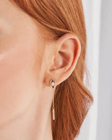 14K Gold Emphasis Natural Pearl Dangle Earrings