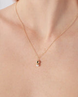 14K Gold Nature's Miracle Necklace Natural Pearl Chain Necklace