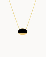 14K Gold Plated First Quarter Silver Necklace